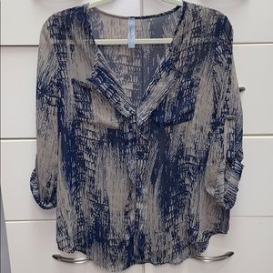 3/4 length blouse